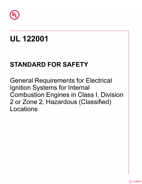 UL 122001 PDF